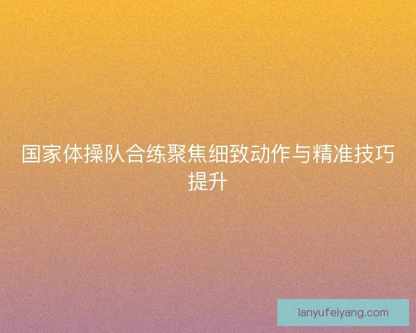 国家体操队合练聚焦细致动作与精准技巧提升